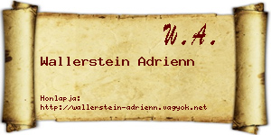 Wallerstein Adrienn névjegykártya